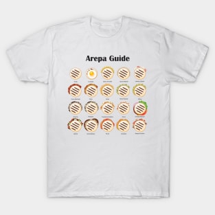 Arepa Guide Venezuela Latin Fast Food T-Shirt